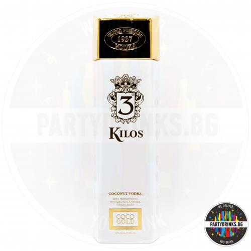 Водка 3 Kilos Coco Gold 1.0L 30%